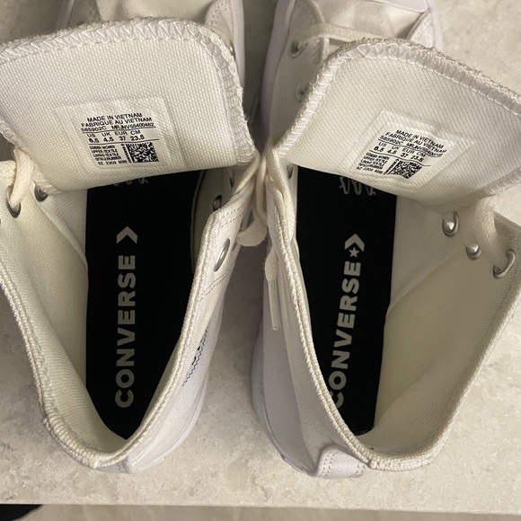 Converse All-Star Chuck Taylor Women's White High-Top Platform Lugged Heel. 6.5 - Picture 11 of 11